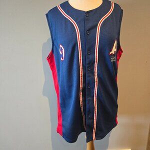 Sport-Tek Men’s Sleeveless Baseball Jersey | Size Large | Blue